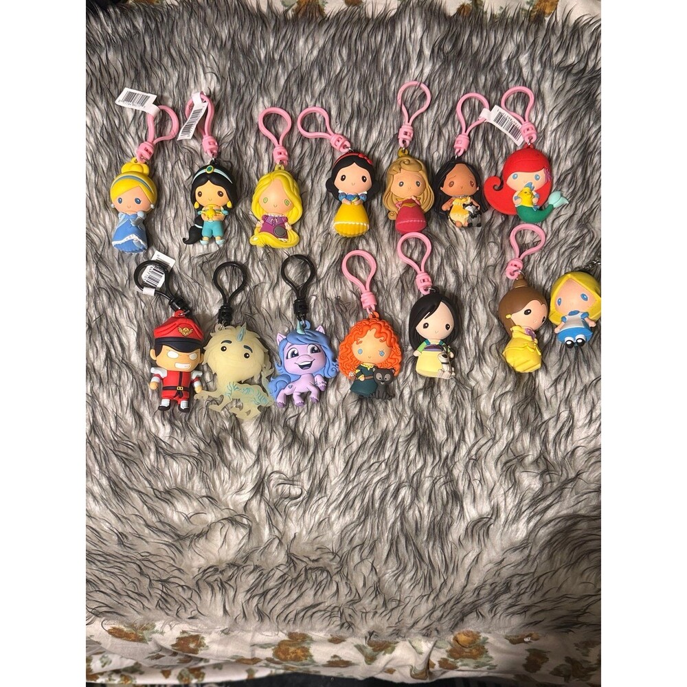 Disney Figural Bag Clip Lot